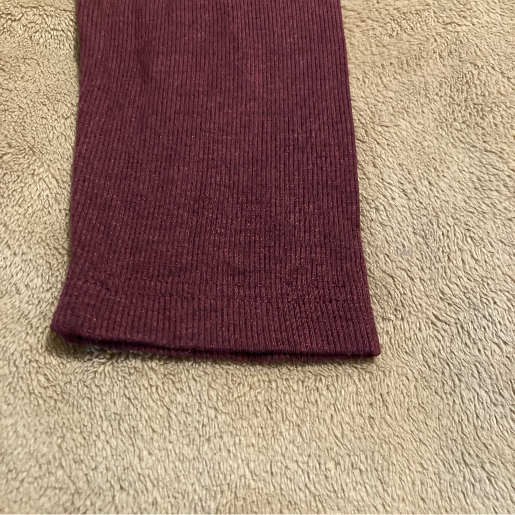 Nwot White Stag Vintage 90s Stretch Turtleneck Long Sleeve Red Black L Large — image 8 of 8